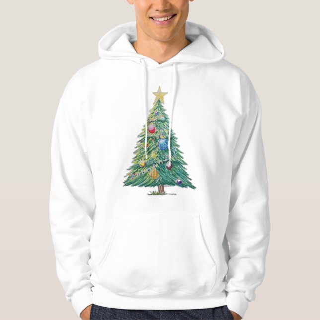 Sudadera Árbol de Navidad Colorido (Anverso)