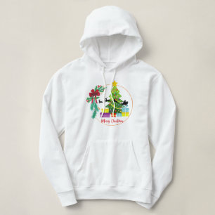 Sudadera 🎄 Árbol de Navidad Colorido con Regalos y Festivo