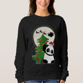 Sudadera Árbol de Navidad con regalo de Navidades Panda