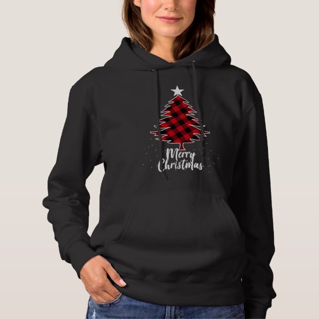 Sudadera Árbol de Navidad con relleno de búfalo (Anverso)