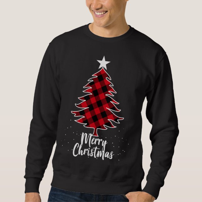 Sudadera Árbol de Navidad con relleno de búfalo (Anverso)