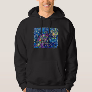 Sudadera Árbol de Navidad Cósmico
