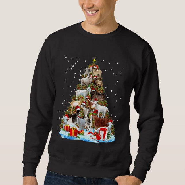 Sudadera Árbol de Navidad de cabra suave (Anverso)