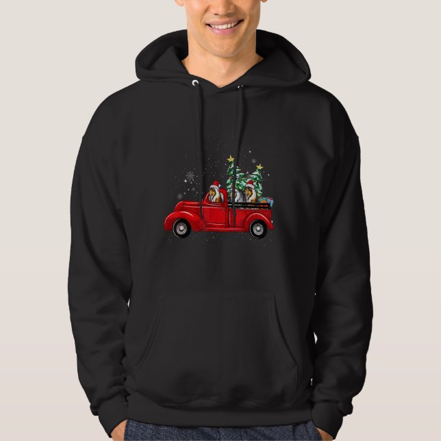 Sudadera Árbol de Navidad de Camión de Navidad Ruido de Per (Anverso)