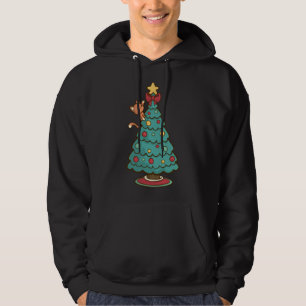 Sudadera Árbol de Navidad de escalada de gato - Gatito lind