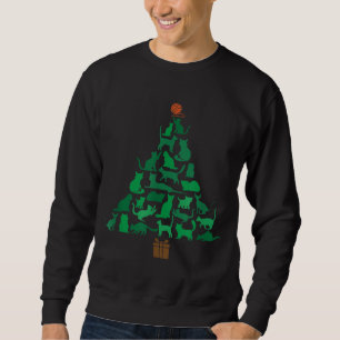 Sudadera Árbol de navidad de Feliz Navidad, Meowy Catmas