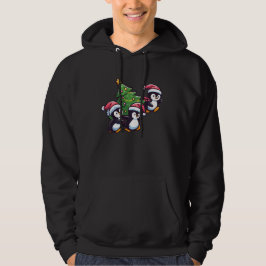 Sudadera Árbol de Navidad de los Pingüinos