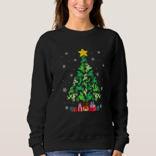 Sudadera Árbol de Navidad de Motocross Amante de Deportes D
