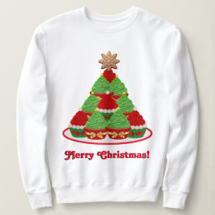 Sudadera Árbol de Navidad de pasteles con estrella de galli