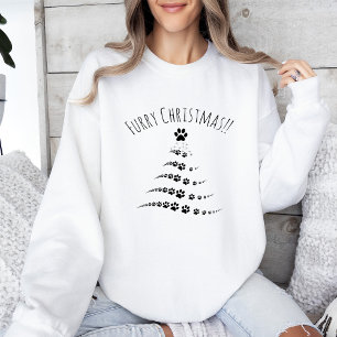 Sudadera Árbol de Navidad de Perro Paw Navidades furtivos