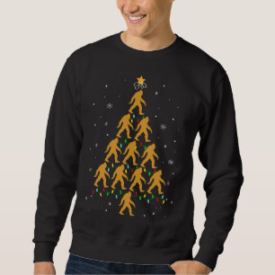 Sudadera Árbol de Navidad de pie gigante Sasquatch Santa Xm