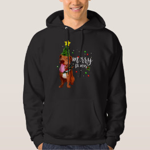 Sudadera Árbol de navidad de Pitmas con Feliz Pitbull