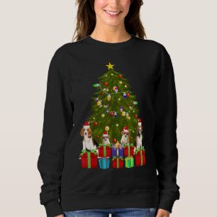 Sudadera Árbol de Navidad de Santa Beagle con Luz Perro de
