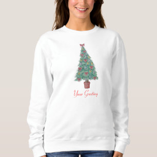 Sudadera Árbol de Navidad decorado para navidades