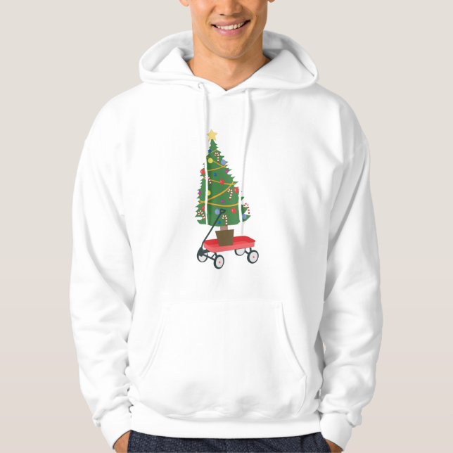 Sudadera Árbol de Navidad del vagón (Anverso)