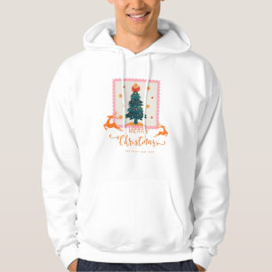 Sudadera 🎄 Árbol de Navidad Elegante con Reno – Alegre