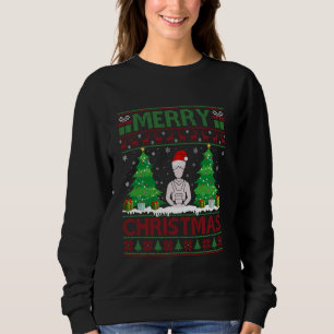 Sudadera Árbol de Navidad feo más dulce iluminando a Barist