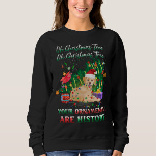 Sudadera Árbol de Navidad Golden Retriever Perro Tus Orname