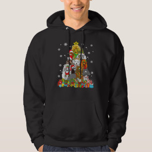 Sudadera Árbol de Navidad Ilumina perro caniche Xmas Pajama