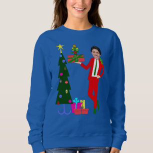 Sudadera árbol de navidad justin trudeau