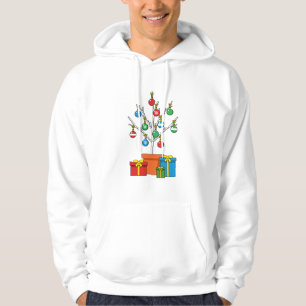 Sudadera Árbol de Navidad mínimo con presentes