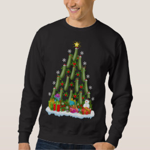 Sudadera Árbol de Navidad Zucchini iluminando Santa Zucchin