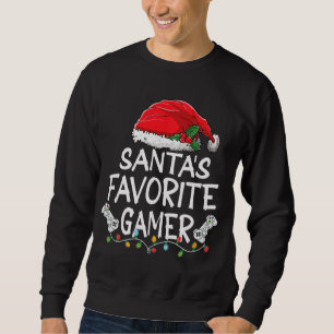 Sudadera Árbol de Navidades favoritos de caza de Santa Clau