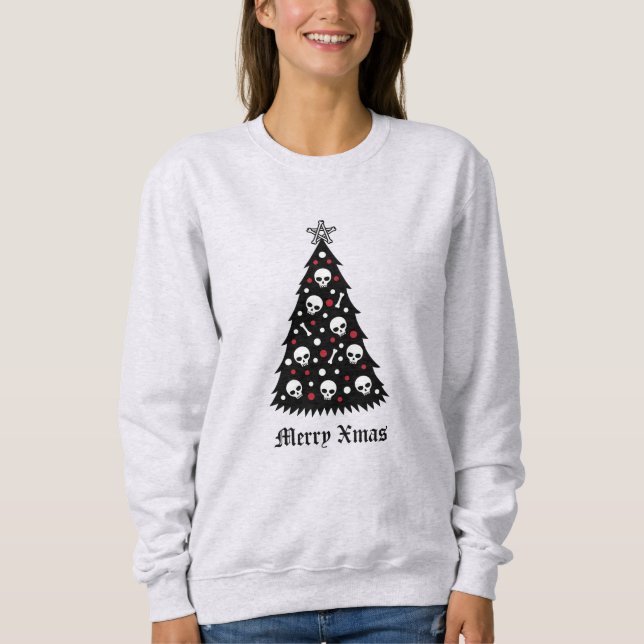 Sudadera Árbol de navidades oscuras (Anverso)