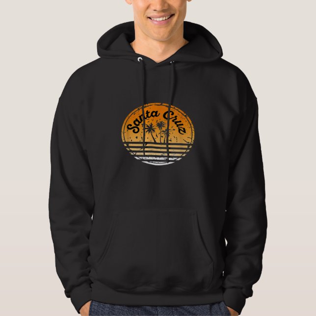 Sudadera Árbol de palma retro de Santa Cruz (Anverso)
