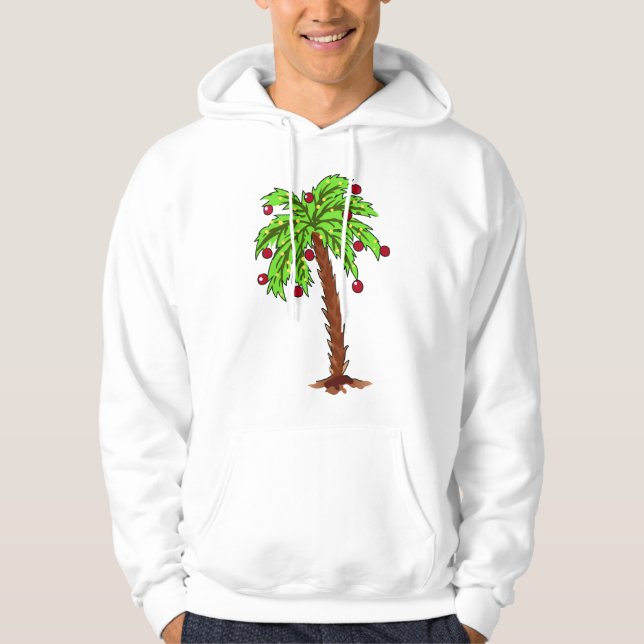 Sudadera Árbol de palmas decorado (Anverso)