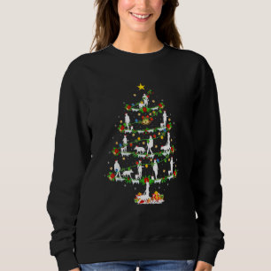 Sudadera Árbol de Paseo de Perro Xmas Encendiendo Navidades
