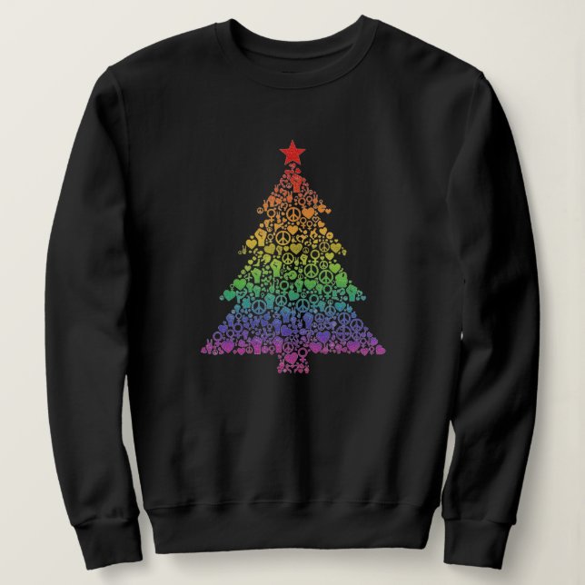 Sudadera Árbol de Paz, Amor y Unidad (Anverso del diseño)