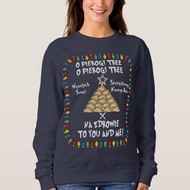 Sudadera Árbol de Pierogi, zdrowie del Na (Anverso)