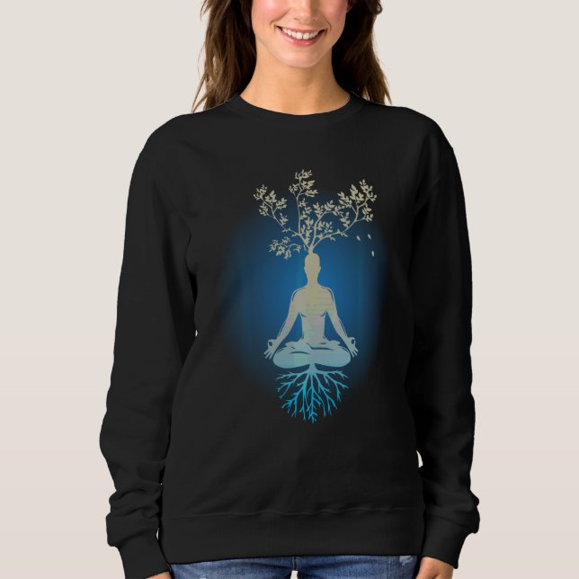 Sudadera Árbol De Vida Espiritual Chakra Mandala Yoga Buddh (Anverso)