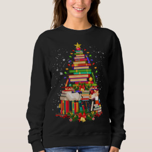 Sudadera árbol del libro de navidades familiares de santa