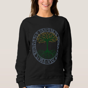 Sudadera árbol del mundo Mitología vikinga Yggdrasil Árbol 