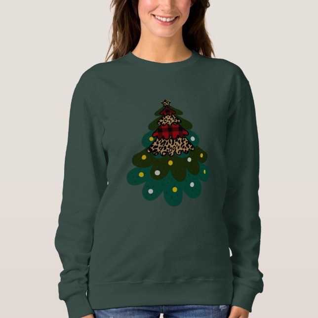 Sudadera Árbol Feliz Navidad  (Anverso)