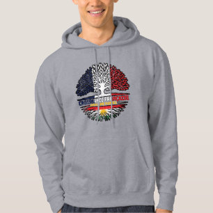 Sudadera Árbol francés kurdo de Francia kurdo hace bandera