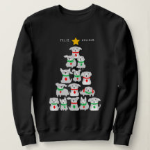 Árbol navideño feliz