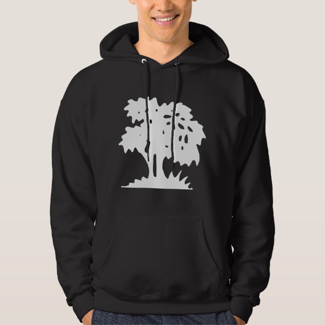 Sudadera Árbol personalizado - Blanco (Anverso)