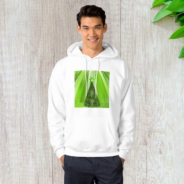 Sudadera Árbol verde de Navidad moderno con estrella (Subido por el creador)