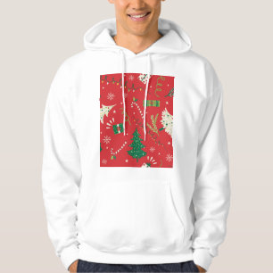 Sudadera Árbol vintage de Navidad: diseño ornamental.