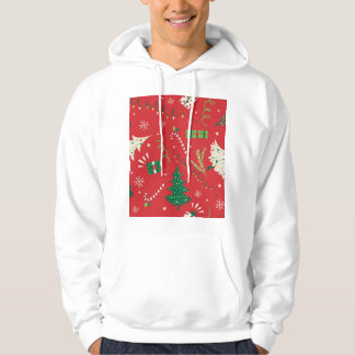 Sudadera Árbol vintage de Navidad: diseño ornamental.
