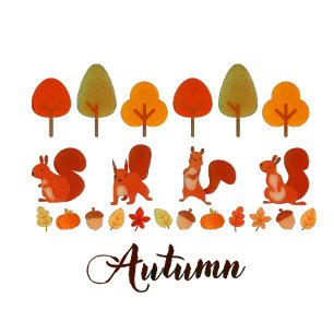 Sudadera Árboles coloridos otoñales