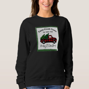 Sudadera Árboles de granja frescos Pino Abeto Cedro Fiestas