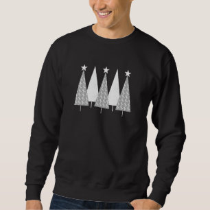 Sudadera Árboles de navidad - cinta blanca