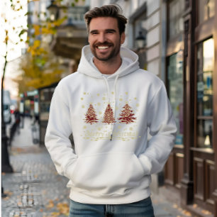Sudadera Árboles de Navidad de pino modernos decorados