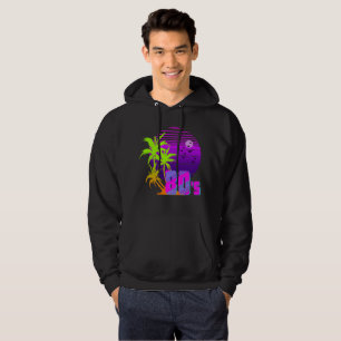 Sudadera Árboles de palma vintage retro de los 80 al atarde