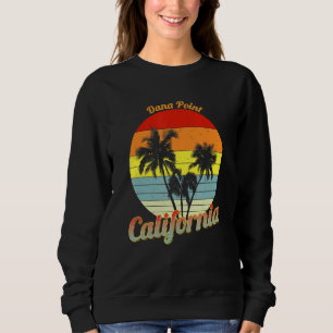 Sudadera Árboles de palmas tropicales retro de Dana Point C