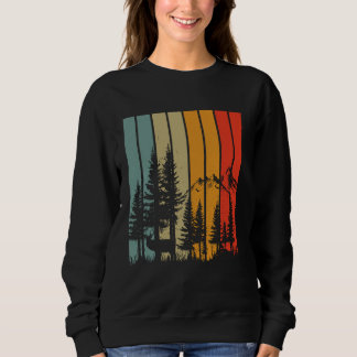 Sudadera Árboles de vida silvestre Naturaleza Retro amante